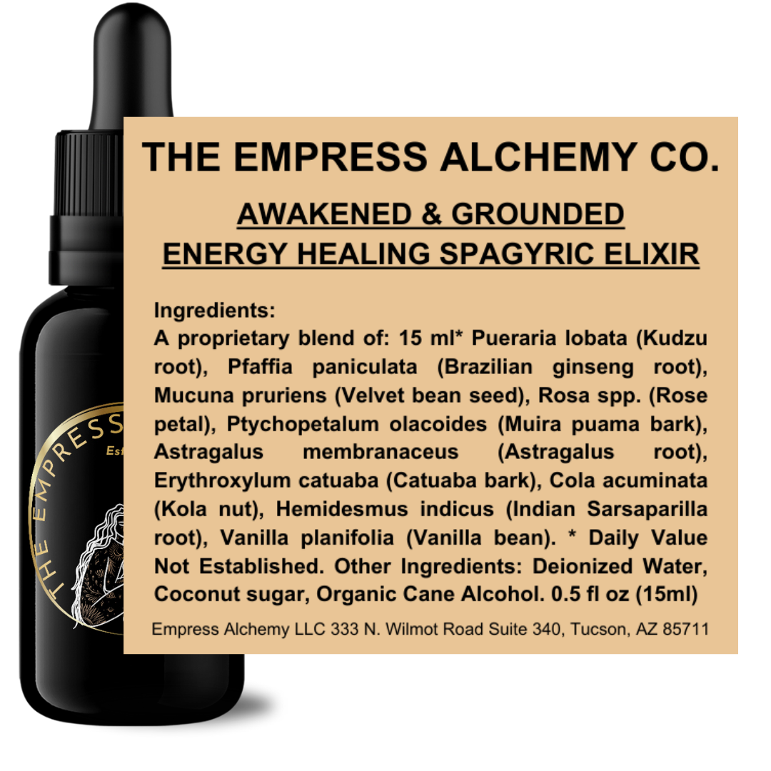 Awakened and Grounded Energy Healing Spagyric Elixir