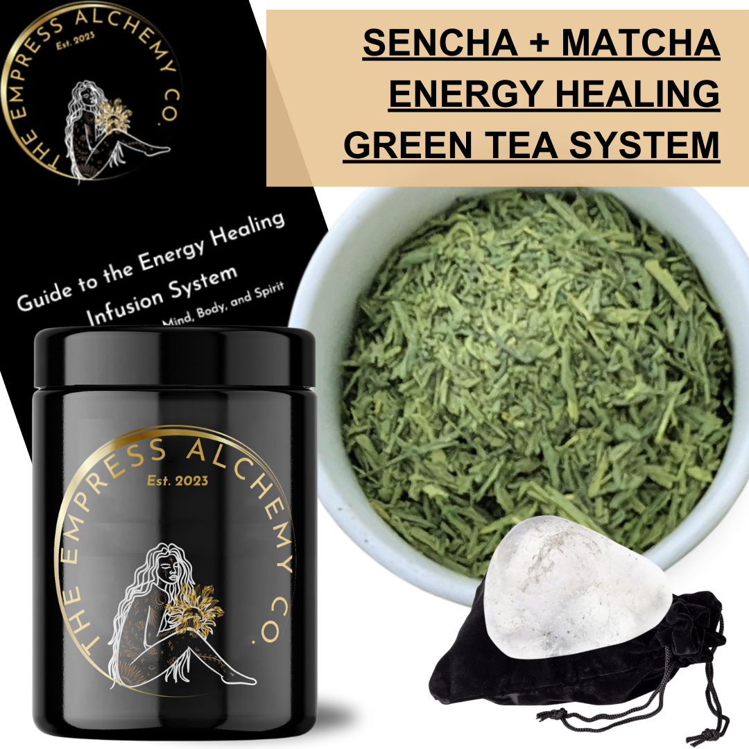 Sencha Plus Matcha Vitality Blend Energy Healing Tea System